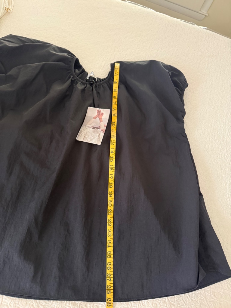 Cecilie Bahnsen Bella Top, Us Size 2, Black, New With Tags — image 2 of 8